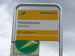 (205'546) - PostAuto-Haltestelle - S�renberg, H�chistrasse - am 27.