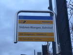 (214'079) - PostAuto-Haltestelle - Siebnen-Wangen, Bahnhof - am 1.