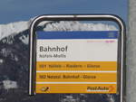 (214'203) - PostAuto-Haltestelle - N�fels-Mollis, Bahnhof - am 15.