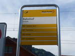 (219'671) - PostAuto-Haltestelle - Gr�sch, Bahnhof - am 16.
