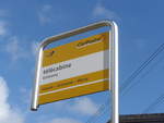 (220'485) - PostAuto-Haltestelle - Grimentz, t�l�cabine - am 6.