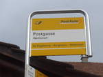 (223'597) - PostAuto-Haltestelle - Wattenwil, Postgasse - am 18.