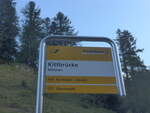(227'662) - PostAuto-Haltestelle - Ulrichen, Kittbr�cke - am 30. August 2021