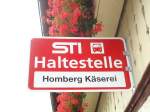 (128'760) - STI-Haltestelle - Homberg, Homberg K�serei - am 15.