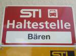 (133'870) - STI-Haltestelle - Schwarzenegg, B�ren - am 28.
