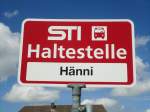 (133'874) - STI-Haltestelle - Unterlangenegg, H�nni - am 28.