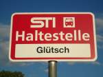 (134'631) - STI-Haltestelle - Zwieselberg, Gl�tsch - am 2.