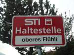 (136'616) - STI-Haltestelle - Steffisburg, oberes Fl�hli - am 17.