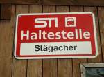 (136'764) - STI-Haltestelle - Goldiwil, St�gacher - am 20.
