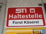 (136'800) - STI-Haltestelle - Forst, Forst K�serei - am 22.