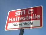 (136'819) - STI-Haltestelle - Uebeschi, D�rrenb�hl - am 22.