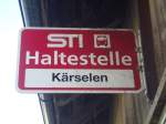 (136'826) - STI-Haltestelle - K�rselen, K�rselen - am 22.