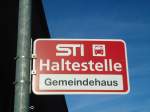 (136'829) - STI-Haltestelle - Blumenstein, Gemeindehaus - am 22. November 2011