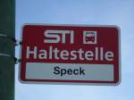 (136'848) - STI-Haltestelle - H�fen, Speck - am 22.