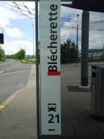 (138'738) - TL-Haltestelle - Lausanne, Bl�cherette - am 13.