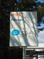 (132'843) - TPG-Haltestelle - Gen�ve, Palexpo - am 10.