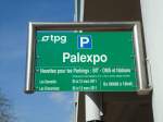 (132'845) - TPG-Haltestelle - Gen�ve, Palexpo - am 10.