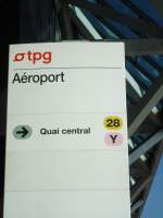 (132'848) - TPG-Haltestelle - Gen�ve, A�roport - am 10.
