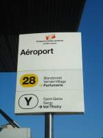 (138'248) - TPG-Haltestelle - Gen�ve, A�roport - am 9.