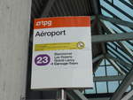 (189'271) - TPG-Haltestelle - Gen�ve, A�roport - am 12.