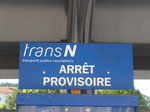 (173'561) - transN-Haltestelle - Pontarlier, Arr�te provisoire - am 1.