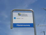 (218'923) - VBD-Haltestelle - Davos, Fl�elakreuzung - am 20.