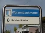 (164'869) - VBL-Haltestelle - Luzern, W�rzenbachmatte - am 16.