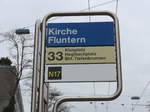 (178'491) - VBZ-Haltestelle - Z�rich, Kirche Fluntern - am 10.
