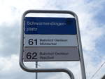 (182'659) - VBZ-Haltestelle - Z�rich, Schwamendingerplatz - am 3. August 2017