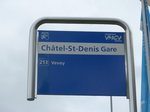 (171'798) - VMCV-Haltestelle - Ch�tel-St-Denis, Gare - am 13.