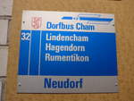 (205'238) - ZVB-Haltestelle - Cham, Neudorf - am 18.