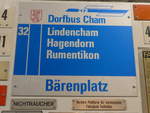 (205'245) - ZVB-Haltestelle - Cham, B�renplatz - am 18.
