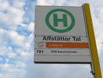 (183'875) - Bus-Haltestelle - Herrenberg, Affst�tter Tal - am 23. August 2017