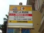 (130'625) - Bus-Haltestelle - Monaco, Pont la Rousse - am 16.