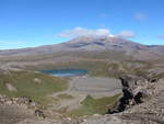 (191'385) - Lower Tama Lake und Mount Ruapehu am 25. April 2018 bei Whakapapa