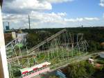 (128'411) - Aussicht auf den Vergn�gungspark im Prater am 9.