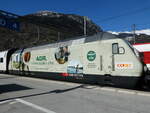 (247'284) - SBB-Lokomotive - Nr. 460'041-7 - am 16. M�rz 2023 im Bahnhof Brig