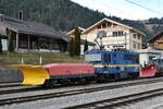 (283'205) - Schneepflug und MOB-Lokomotive - Nr.