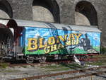 (215'180) - Blonay-Chamby-G�terwagen am 14.