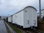 (270'787) - GFM-G�terwagen - Nr. 653 - am 9. Januar 2025 in Broc, Cailler