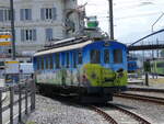 (276'701) - ASD-Triebwagen - Nr. 2 - am 14. Juni 2025 im Bahnhof Aigle