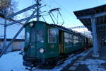 (283'698) - CEG-Triebwagen - Nr. 116 - am 3. Januar 2026 im Bahnhof Gstaad