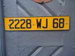 (148'224) - Autonummer aus Frankreich - 2228 WJ 68 - am 7.