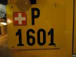 (139'308) - Schweizer Autonummer - P 1601 - am 3.