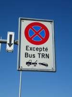 (134'961) - Halteverbot (ausgenommen TRN-Bus) am 11.