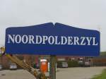 (156'722) - Ortstafel von Noordpolderzyl am 18.