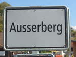 (198'268) - Ortstafel von Ausserberg am 14.