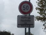 (221'857) - Ortstafel von der Passh�he Hulftegg am 12.