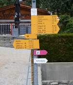 (267'747) - Wegweiser am 6. Oktober 2024 in Mund