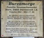 (263'175) - Infotafel f�r Burezmorge am 26.